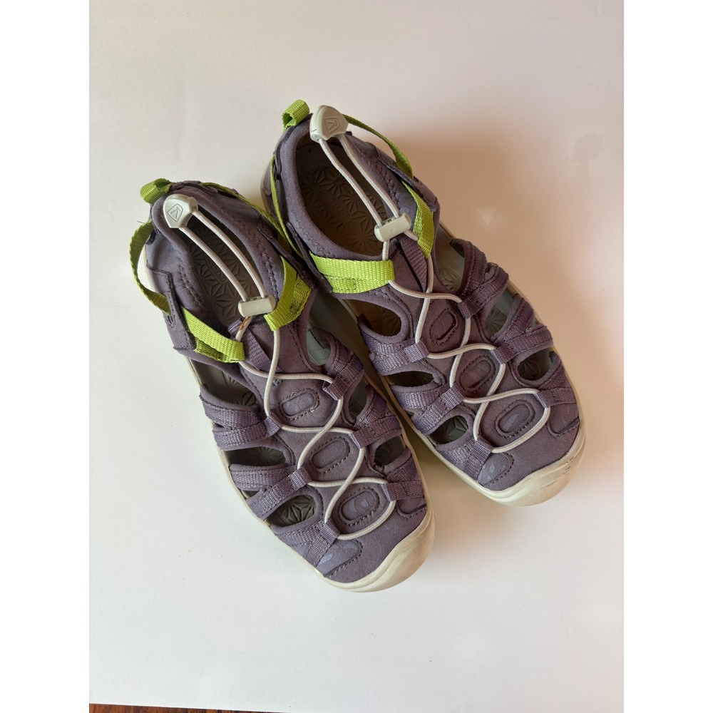 Keen Kids' Moxie Water Sandals Purple Green Athletic Shoes Size 3 Youth Water